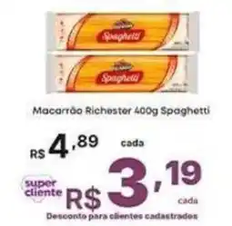 Super Lagoa Macarrão Richester Spaghetti oferta