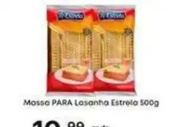 Super Lagoa Massa para lasanha estrela oferta