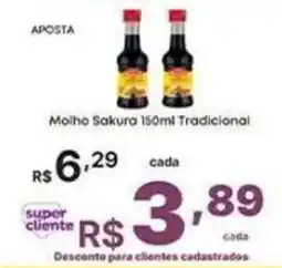 Super Lagoa molho sakura 150ml tradicional oferta