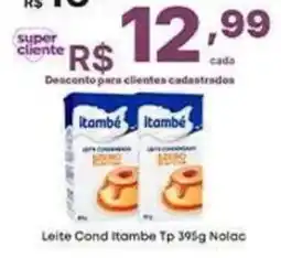 Super Lagoa Leite Cond Itambe Tp 395g Nolac oferta