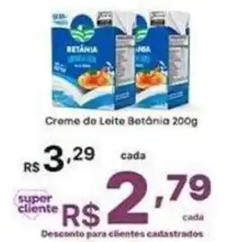 Super Lagoa Creme de Leite Betânia oferta