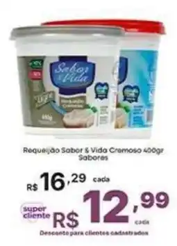 Super Lagoa Requeijão sabor & vida cremoso sabores oferta
