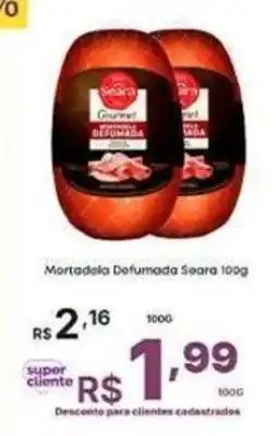 Super Lagoa Mortadela Defumada Seara oferta