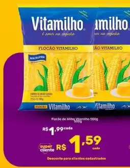 Super Lagoa Flocão de milho vitamilho oferta