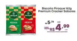 Super Lagoa Biscoito Piraque Premium Cracker Sabores oferta