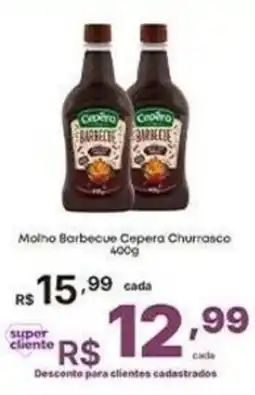 Super Lagoa Molho Barbecue Cepera Churrasco oferta