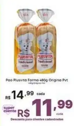 Super Lagoa Pao Plusvita Forma Tradicional oferta