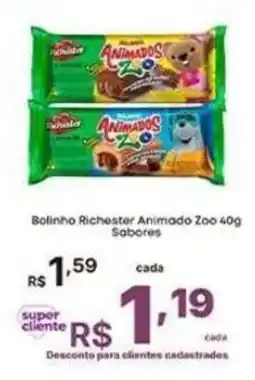 Super Lagoa Bolinho Richester Animado Zoo Sabores oferta