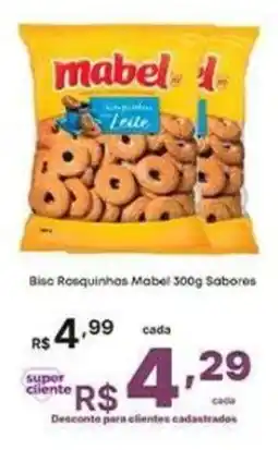 Super Lagoa Bisc Rosquinhos Mabel S sabores oferta