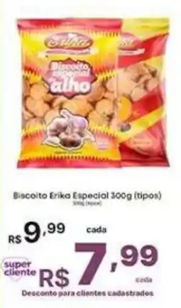 Super Lagoa Biscoito erika especial alho oferta