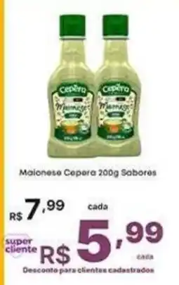 Super Lagoa Maionese cepera 200g sabores oferta