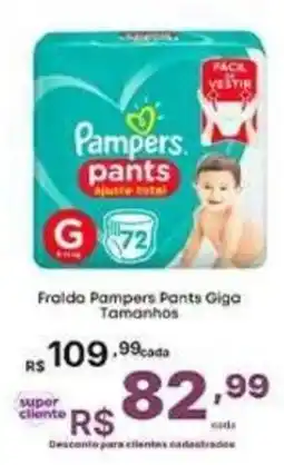 Super Lagoa Fralda pampers pants giga oferta