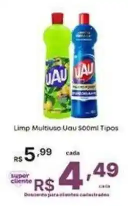Super Lagoa Limp Multiuso Uau Tipos oferta