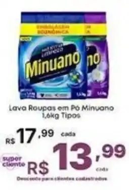 Super Lagoa Lava Roupas em Pó Minuano oferta