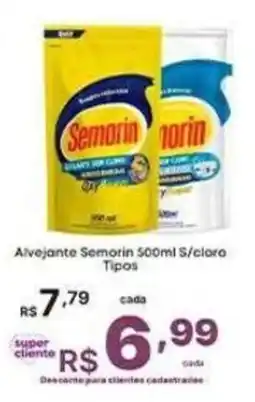 Super Lagoa Alvejante Semorin S/cloro oferta