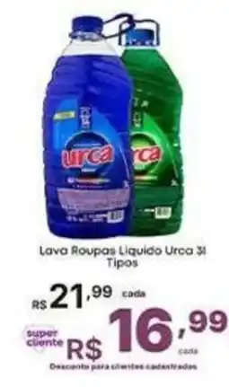 Super Lagoa Lava Roupas Líquido Urca 31 Tipos oferta