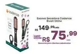 Super Lagoa Escova Secadora Cadence oferta
