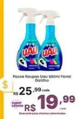 Super Lagoa Passa Roupas Uau Floral Gatilho oferta