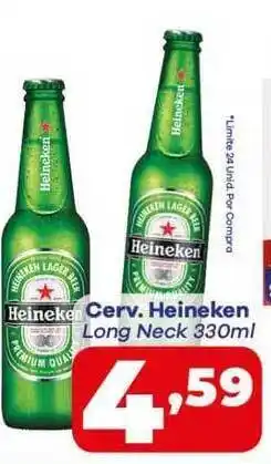Barracão Supermercado Cerv. Heineken Long Neck 330ml oferta