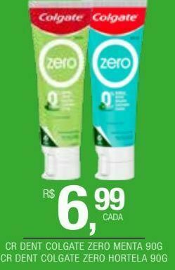 DB Supermercados Creme dental colgate zero menta 90g oferta