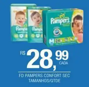 DB Supermercados Fraldas pampers confort sec oferta