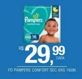 DB Supermercados Fraldas pampers confort sec 16un oferta