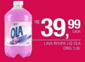 DB Supermercados Lava roupa líquido ola 3.8l oferta