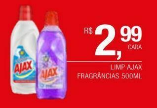 DB Supermercados Limpadores ajax 500ml oferta