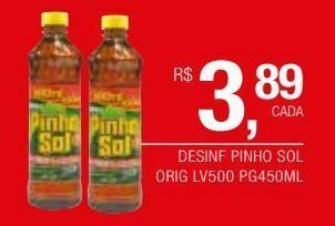DB Supermercados Desinfetante pinho sol 500ml oferta