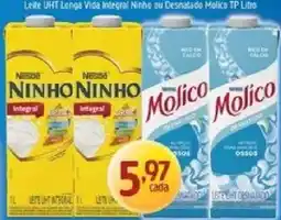 Supermercados Guanabara Leite uht longa vida integral ninho ou desnatado molico tp litro oferta