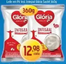 Supermercados Guanabara Leite em Pó Inst. Integral Glória Sachê oferta