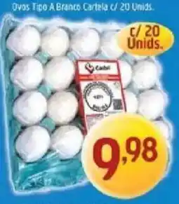 Supermercados Guanabara Ovos Tipo A Branco Cartela oferta