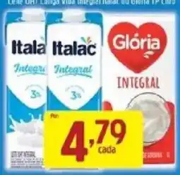 Supermercados Guanabara leite integral italac ou gloria 1l oferta