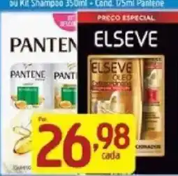 Supermercados Guanabara Kit Shampoo Pantene ou Kit Shampoo 350ml + Cond. 175ml Pantene oferta