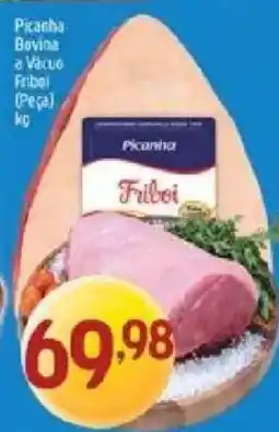 Supermercados Guanabara Picanha Bovina a Vácuo Fribel (Peca) kg oferta