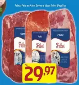 Supermercados Guanabara Paleta. Peito ou Acém Bovino a Vácuo Friboi (Peca) kg oferta