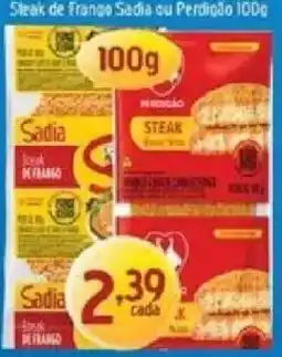 Supermercados Guanabara Steak de frango sadia ou perdição oferta