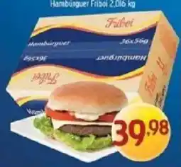 Supermercados Guanabara Hambúrguer Fribol oferta