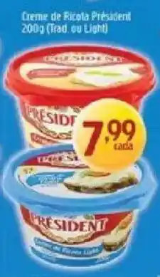 Supermercados Guanabara Creme de ricola president oferta