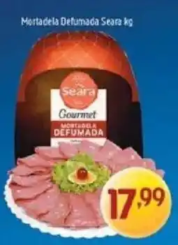 Supermercados Guanabara Mortadela Defumada Seara oferta