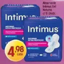 Supermercados Guanabara Absorvente intimus gel netuno oferta
