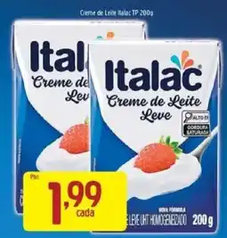 Supermercados Guanabara Creme de Leite Italac oferta