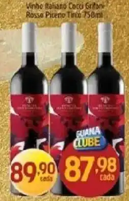 Supermercados Guanabara Vinho Italiano Cucci Griffoni Rosso Piceno Tinto oferta