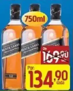 Supermercados Guanabara Johnnie walker black label oferta