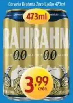 Supermercados Guanabara Cerveja brahma zero latão oferta