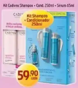 Supermercados Guanabara Kit Cadiveu Shampoo + Cond. 250ml + Sérum 65ml oferta