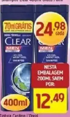 Supermercados Guanabara Shampoo clear oferta