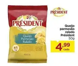 Carrefour President - queijo parmesão ralado oferta