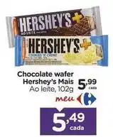 Carrefour Hershey´s - chocolate wafer mais oferta