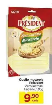 Carrefour President - queijo muçarela oferta